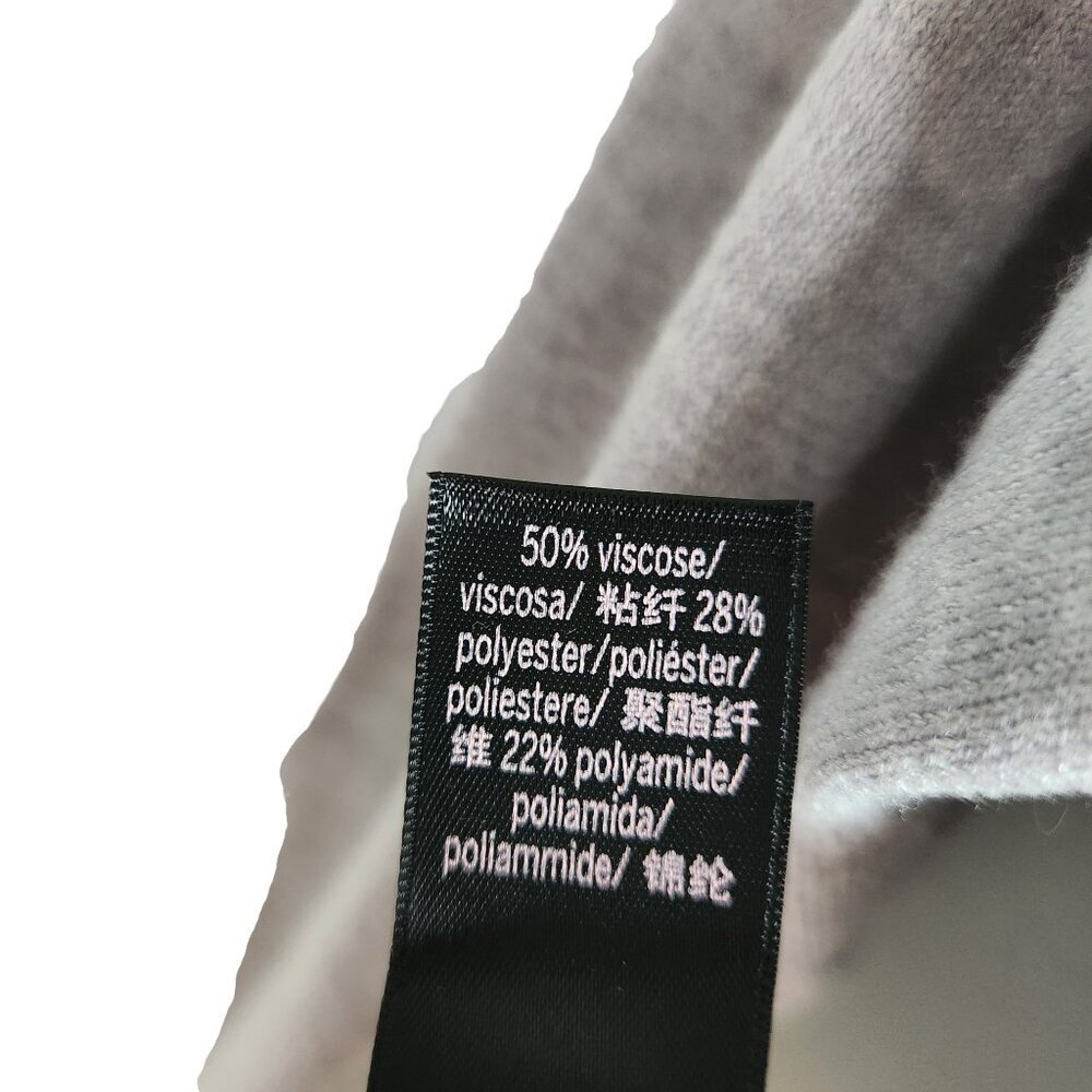 Victoria's Secret Sweater Medium Gray Grey Women's Twist Back Top Open Back - Picture 10 of 10